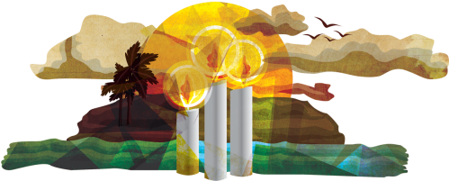 Oasis In Time - Shabbat (500x278), Png Download