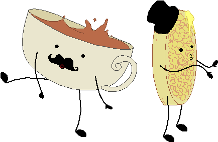 And Crumpets By Michiyo Inuzuka On Deviantart - Tea And Crumpets Png (471x341), Png Download