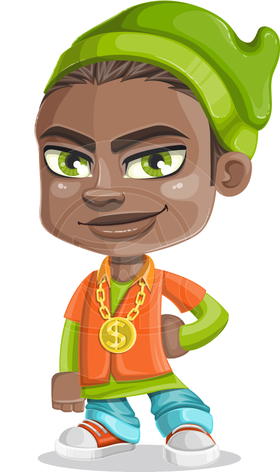 Tray The Sweet Gangster Boy - Gangster Boy Cartoon (957x1060), Png Download
