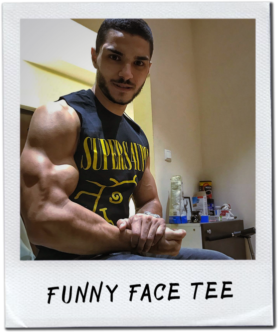 Funny Face Tee-666x666 - Photo Caption (666x666), Png Download
