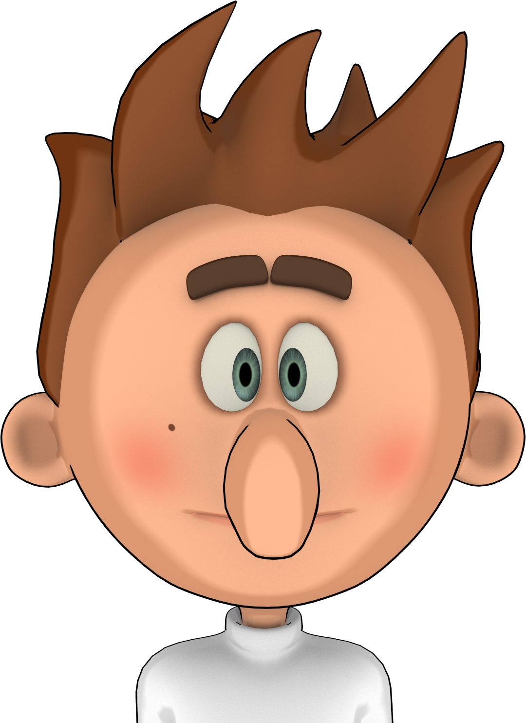 Funny Face Clipart - Clip Art (1080x1484), Png Download