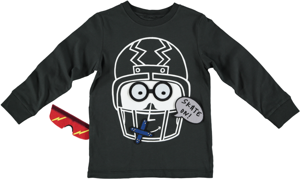 Stella Mccartney Kids Crumble T-shirt Funny Face - T-shirt (960x720), Png Download