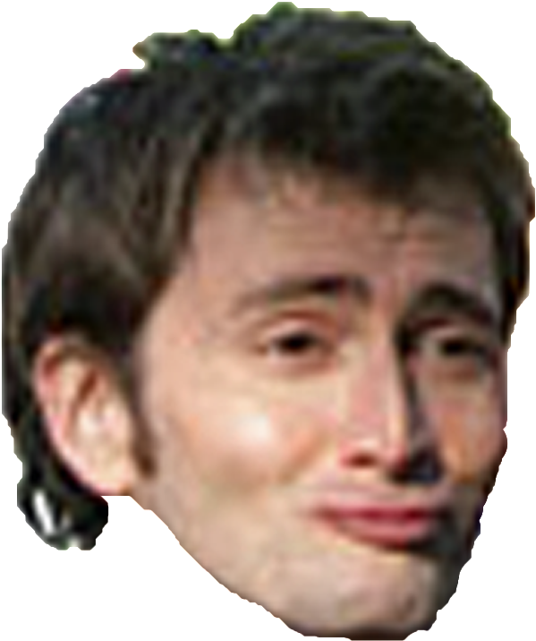 David Tennant Funny Faces - Tennant Face (1024x995), Png Download