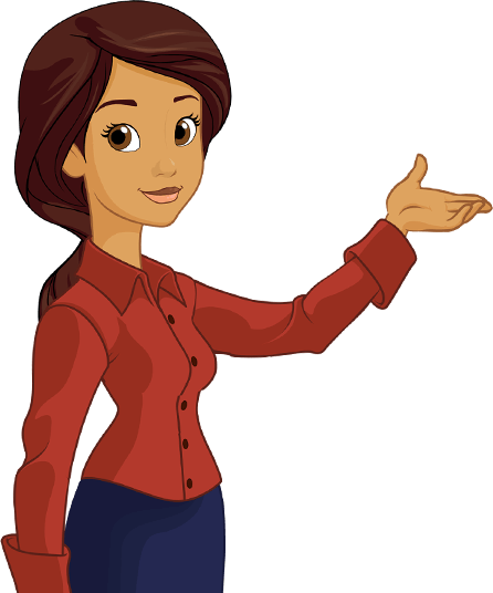 Woman Standing Clipart (446x536), Png Download