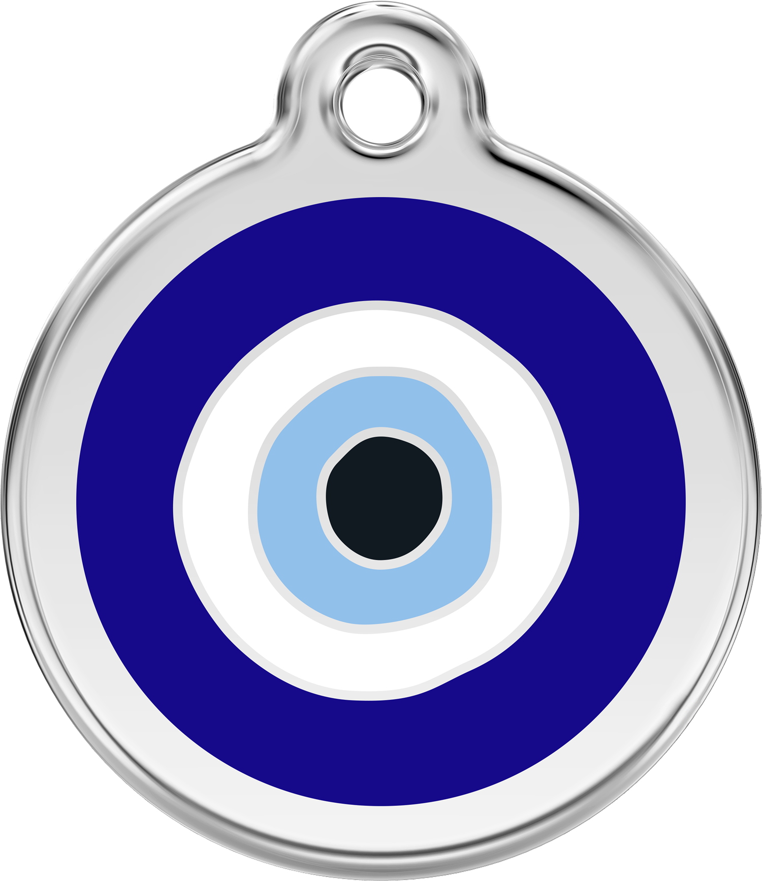 1eenm, 9330725076805, Image - Red Dingo Stars Pet Id Tag - Hot Pink (1500x1735), Png Download
