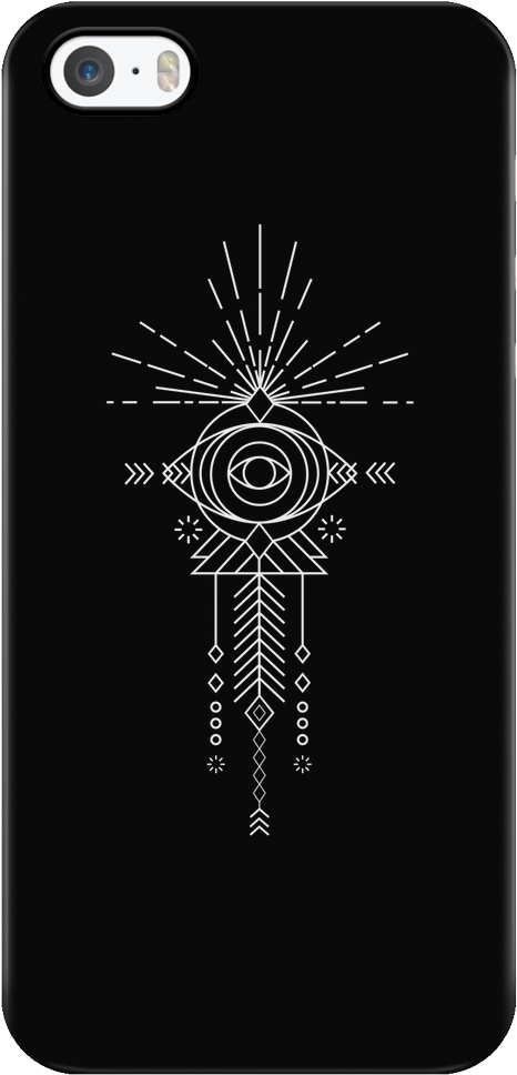 Evil Eye Sunshine Tribal Graphic Iphone Case - Iphone (1024x1024), Png Download