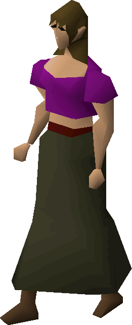 Woman - Old School Runescape Female (261x643), Png Download