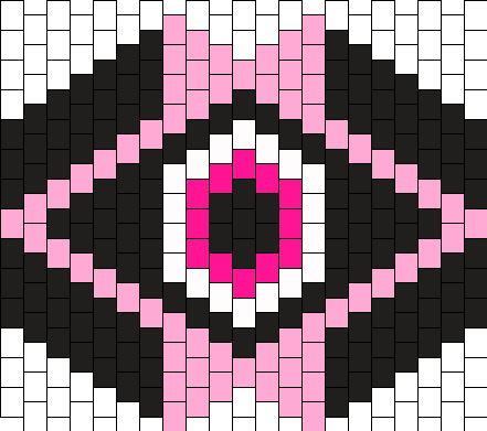 Evil Eye Mask Bead Pattern - Mask (441x391), Png Download