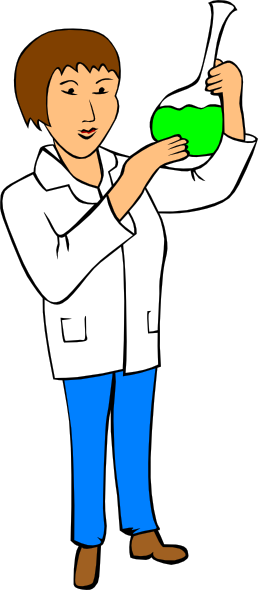 Original Png Clip Art File Woman Chemist Svg Images (258x590), Png Download