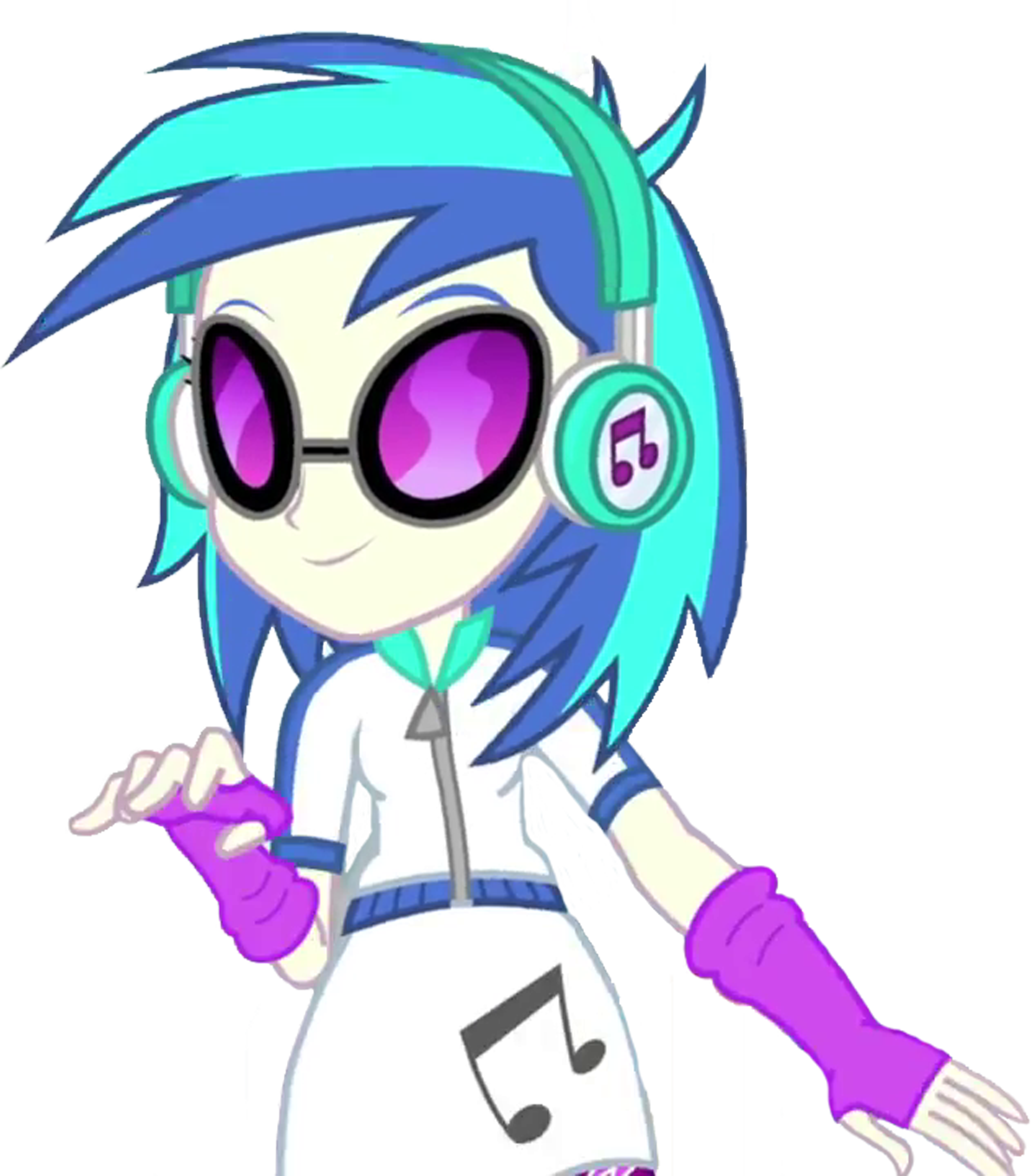 Girl Dj - Mlp Eg Dj Pon3 (2631x3002), Png Download
