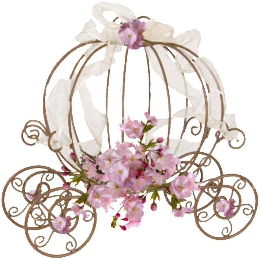 Beautiful Fairytale Float Pattern - Carruagem Princesa (1024x904), Png Download