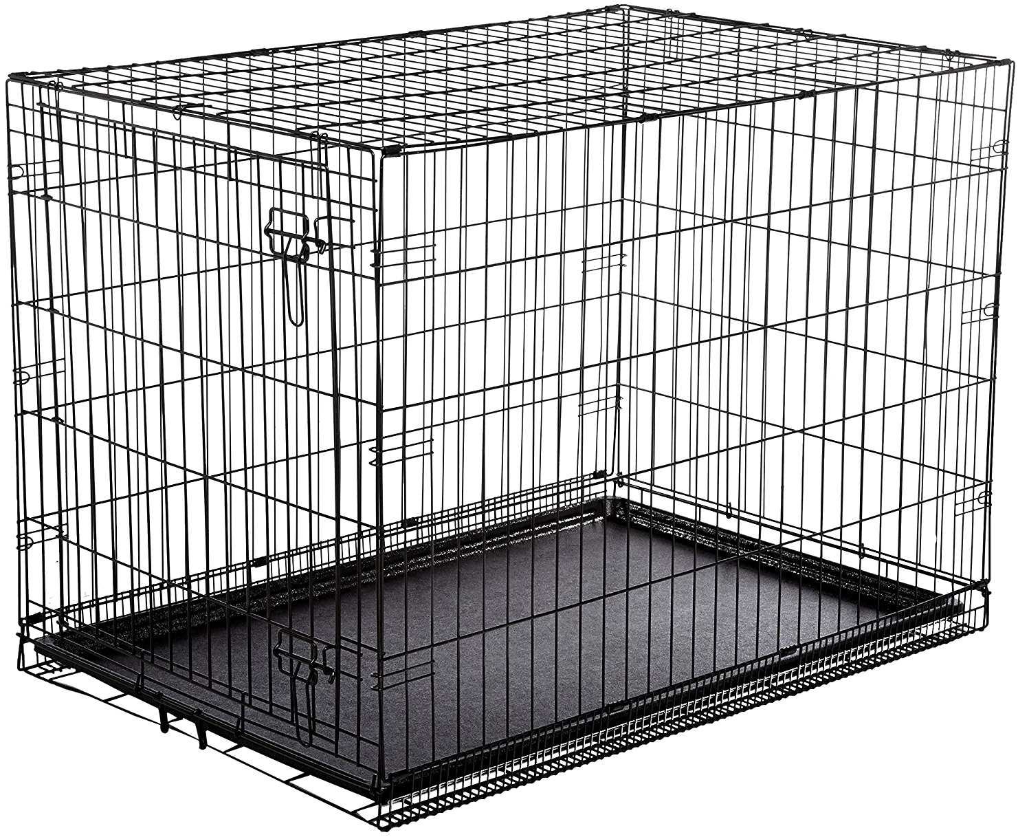 Png Cage Image Graphic Royalty Free Stock - Double Door Dog Crate (1500x1230), Png Download