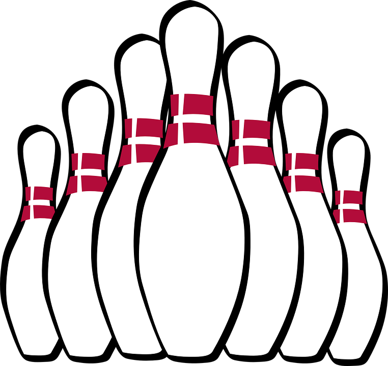 Library Best Clipart Images Free Download Pictures - Clip Art Bowling Pins (762x720), Png Download