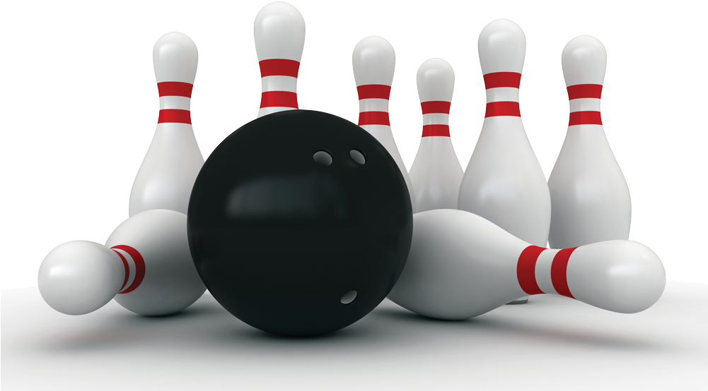 Crazy About Bowling - Ten-pin Bowling (1000x625), Png Download