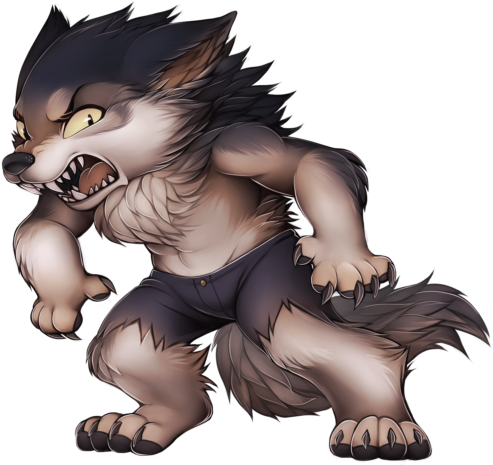 Werewolf - Werewolf Png (1715x1709), Png Download