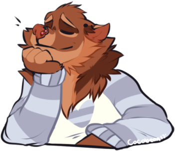 A Peaceful Sighh - Cartoon (500x373), Png Download