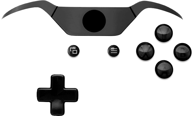 Custom Xbox One Controllers - Game Controller (636x382), Png Download