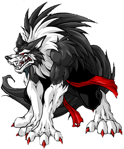 Werewolf-008 - Wolf (398x480), Png Download