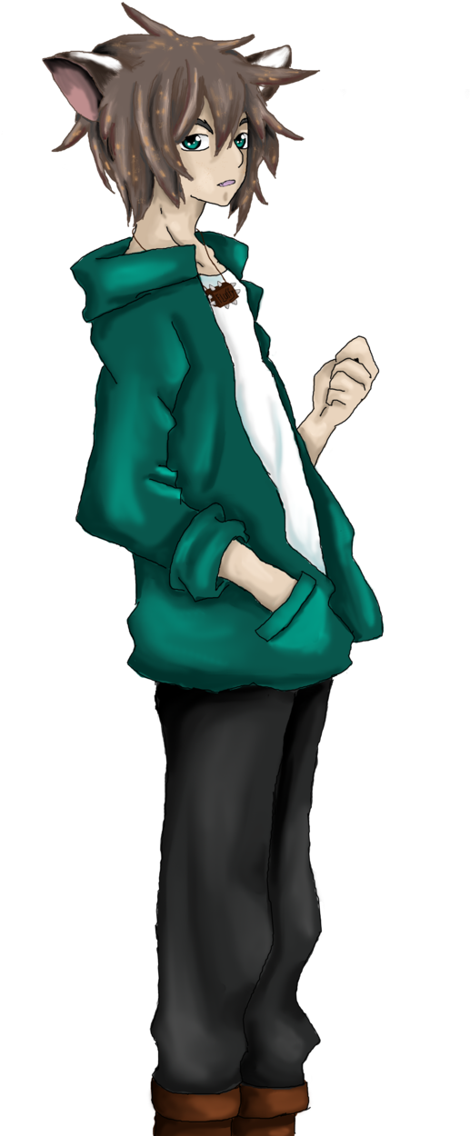 Boy Fluffy By Mdbruin On Deviantart - Drawing (900x1273), Png Download