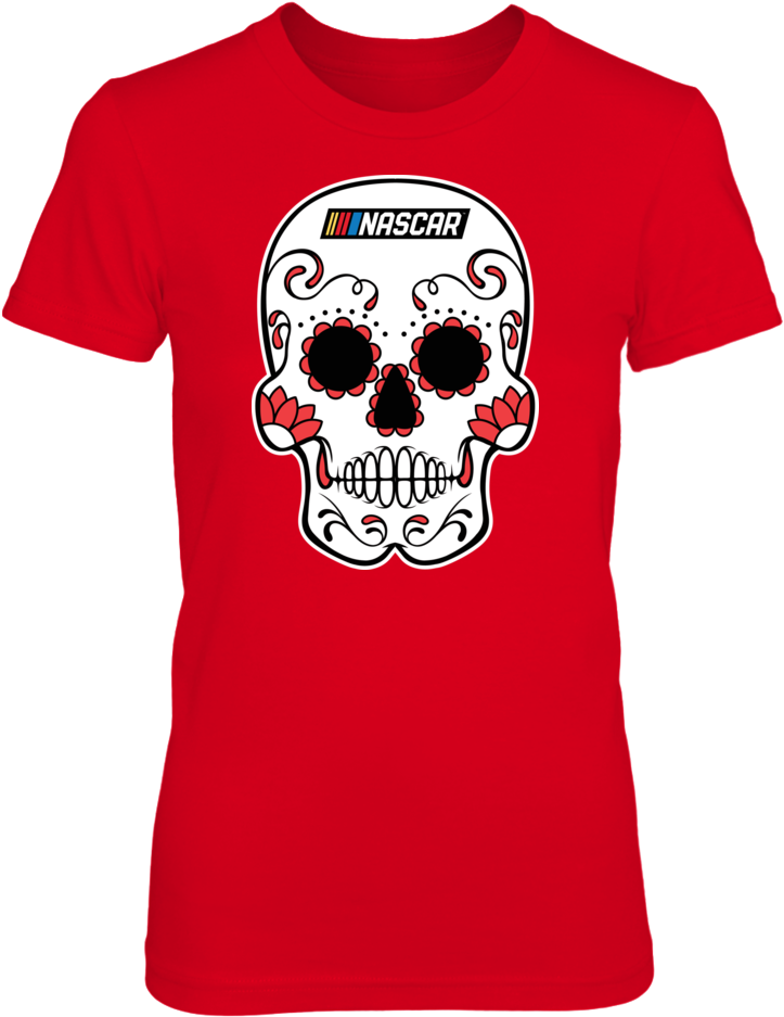 Sugar Skull Nascar T Shirt - Sugar Skull - Houston Dynamo Guys Tshirt For Men (1000x1000), Png Download