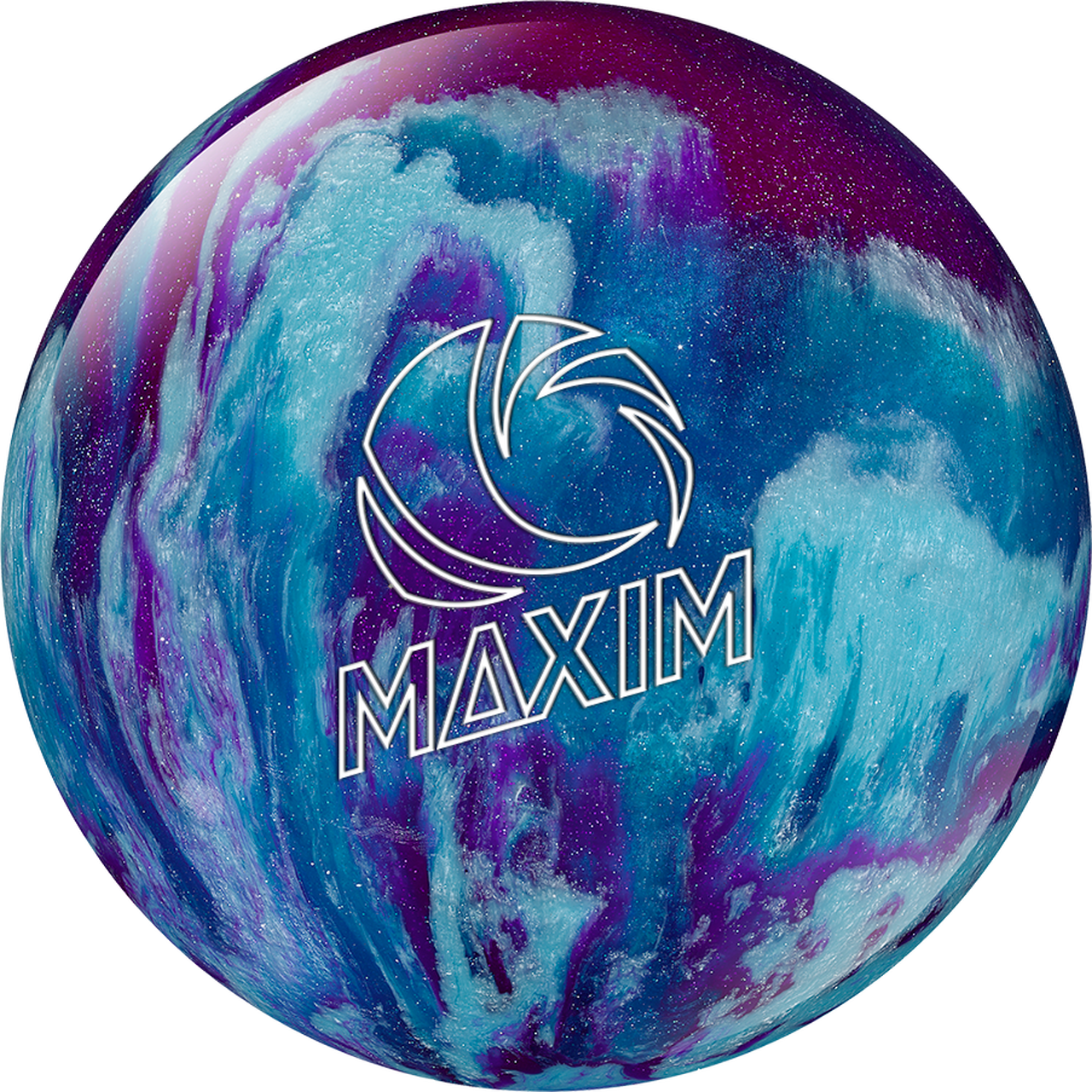 Maxim - Ebonite Maxim Purple Royal Silver (903x903), Png Download