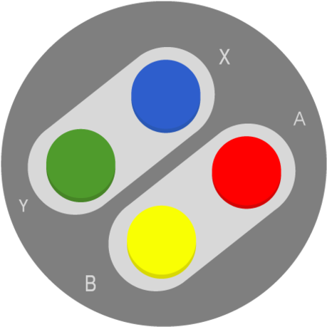 Snes • Digital • - Snes Buttons Png (500x500), Png Download