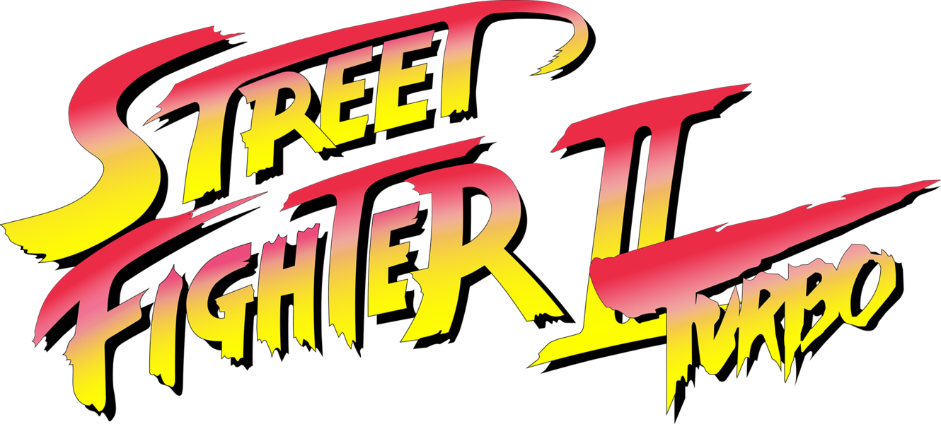 Street Fighter Ii Turbo Logo Snes Version - Street Fighter Ii Turbo Hyper Fighting Logo (1330x600), Png Download
