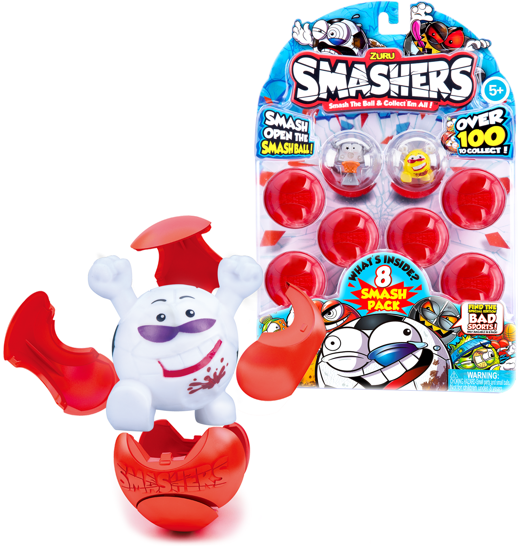 Zuru Smashers - Smashers 3 Pack (2000x2000), Png Download