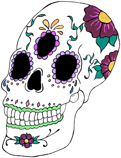 Skull (498x595), Png Download