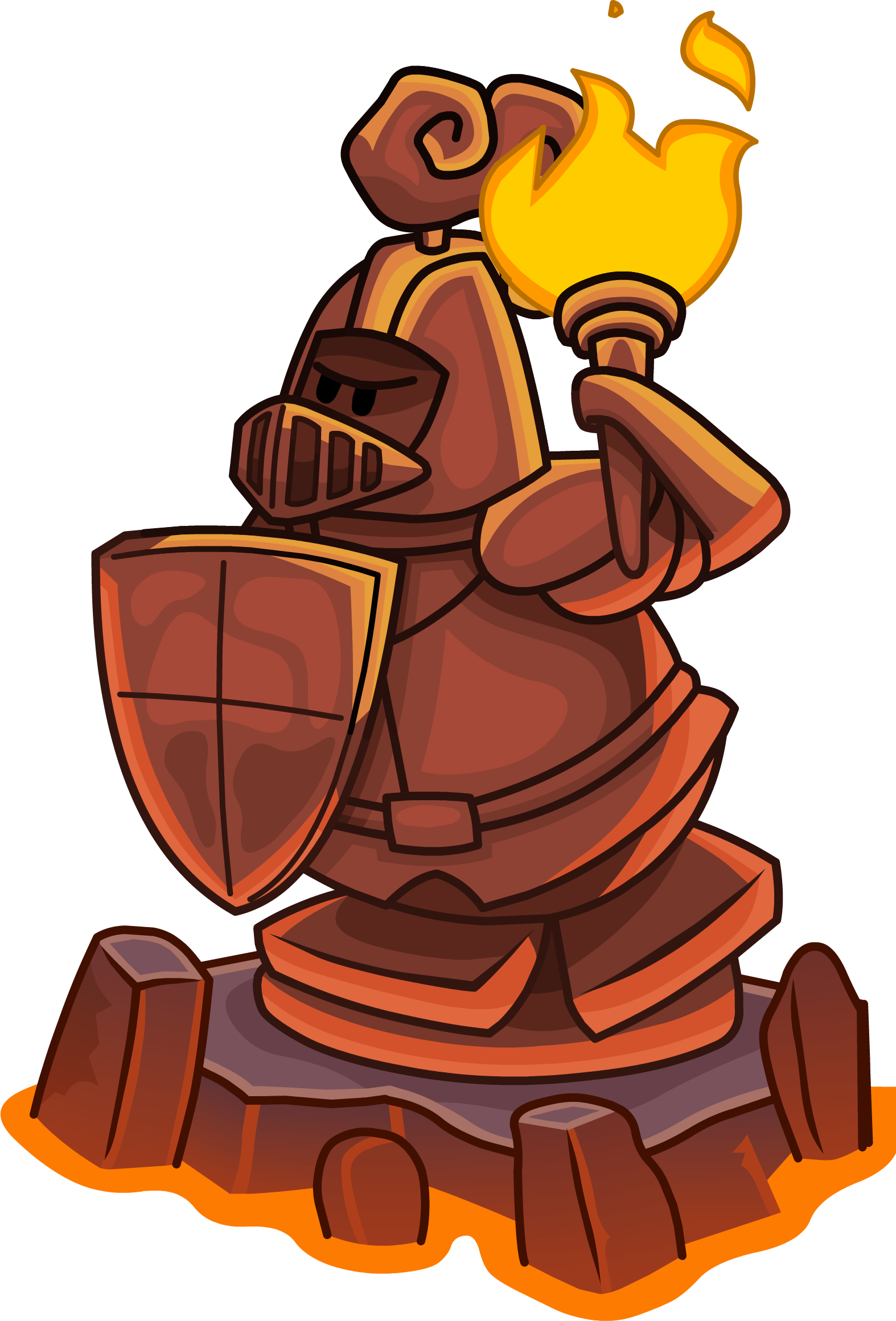 Knight's Quest 2 Knight Statue - Knight (1574x2321), Png Download