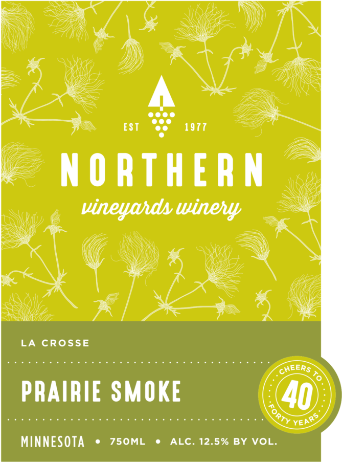 This Is The Northern Vineyards Prairie Smoke Wine Label - Prairie Smoke (800x1067), Png Download