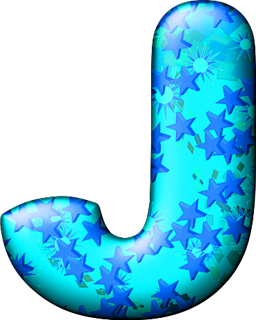 Lettering Clipart Balloon Letter - Party Balloon Letter J (371x464), Png Download