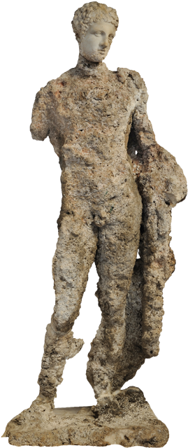 Position In The Museum - Antikythera Marble (500x650), Png Download