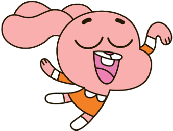 El Increible Mundo De Gumball Para Imprimir Cartoon - Amazing Gumball World Colouring Pages (400x339), Png Download