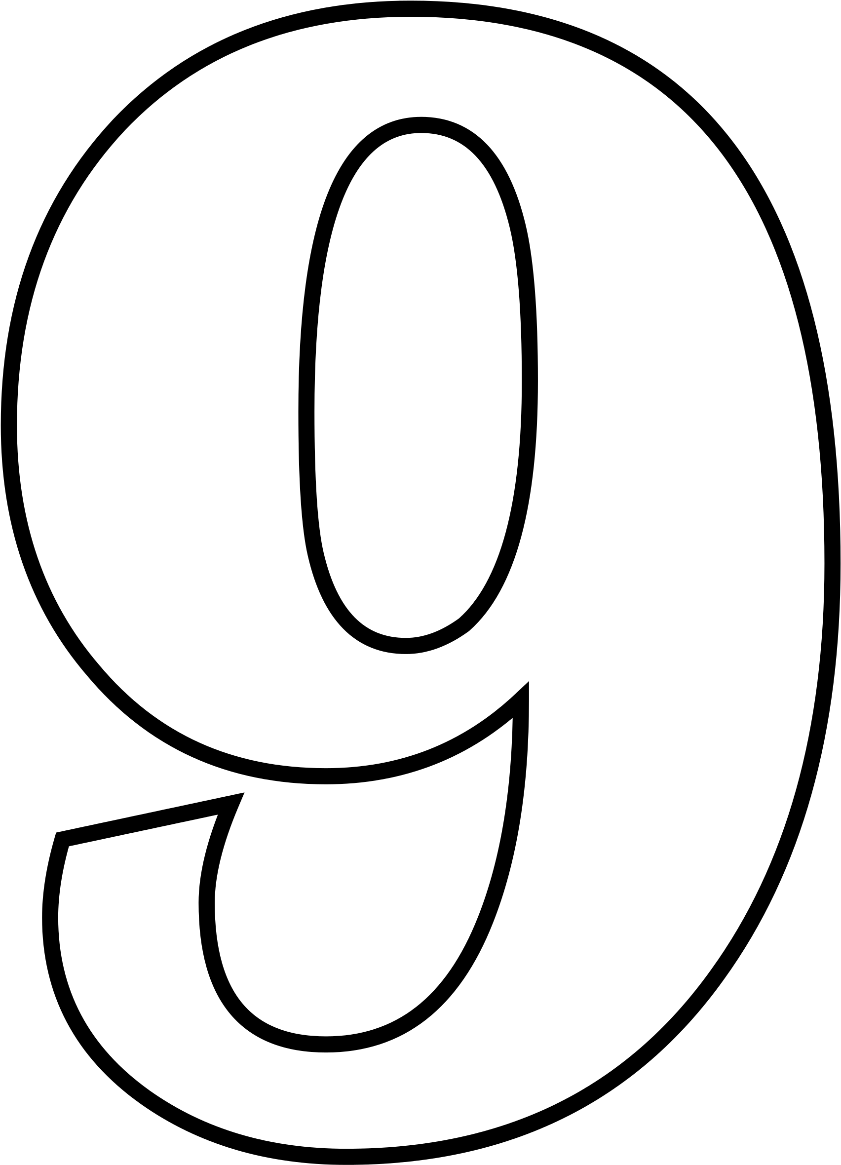 Vector Royalty Free Alphabet Drawing Number - Drawing (2000x2588), Png Download