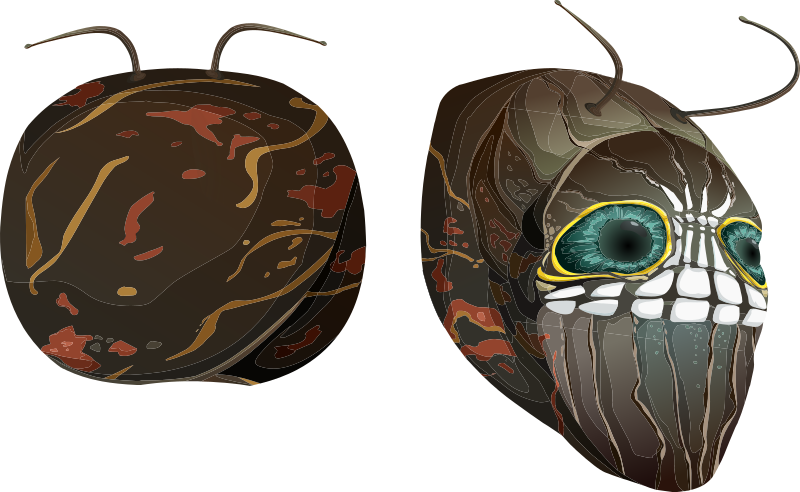 Glitch Clipart Caterpillar - Caterpillar Mask (800x492), Png Download