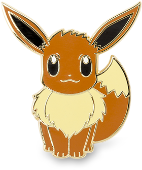 2-pack Eevee Vaporeon - Pokemon Eevee Pin (430x430), Png Download