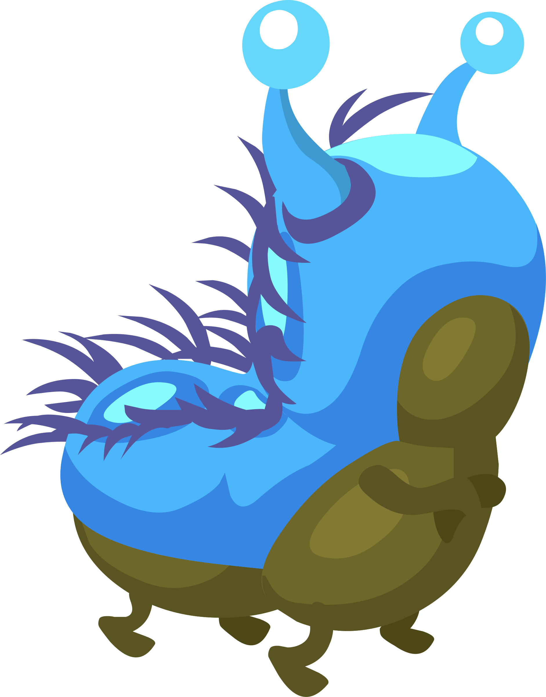 This Free Icons Png Design Of Inhabitants Caterpillar (1882x2400), Png Download