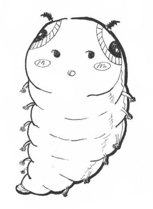 Caterpillar (730x914), Png Download