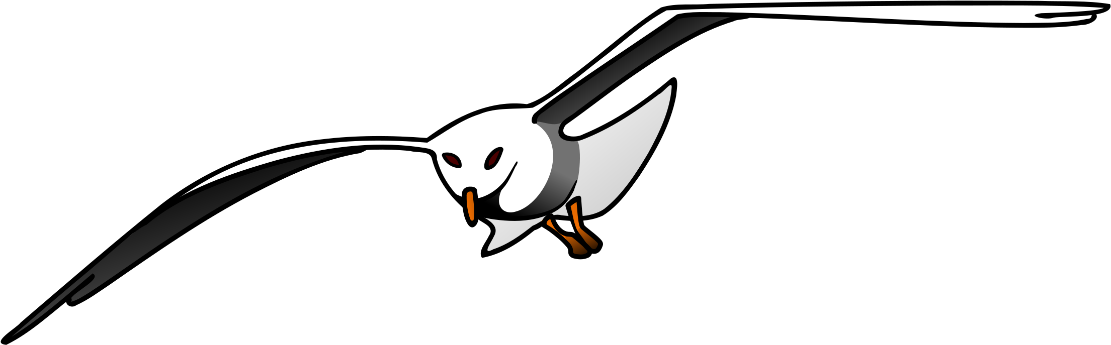 Clipart Library Download Big Image Png - Transparent Background Clipart Seagulls Flying (2400x2400), Png Download