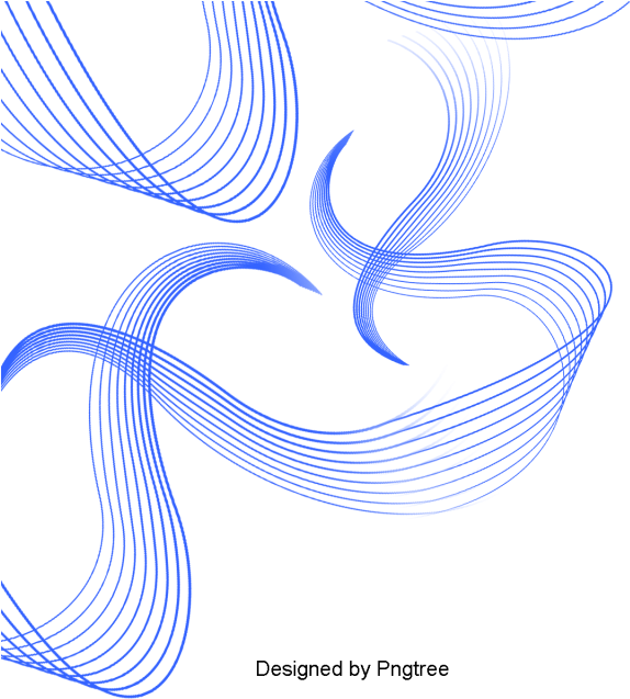Bright Color Fantasy Line Curve Technology, Colorful, - Curve (640x640), Png Download