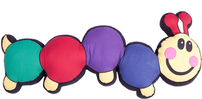 Caterpillar Cushion - Cushion (450x450), Png Download
