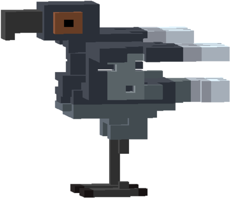 Ghost Seagull - Crossy Road (550x480), Png Download