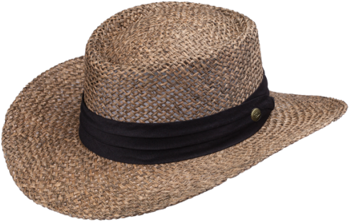Howel 100% Straw Gambler Sun Hat - Peter Grimm Howel Sun Hat, Women's, One Size - Natural (510x510), Png Download