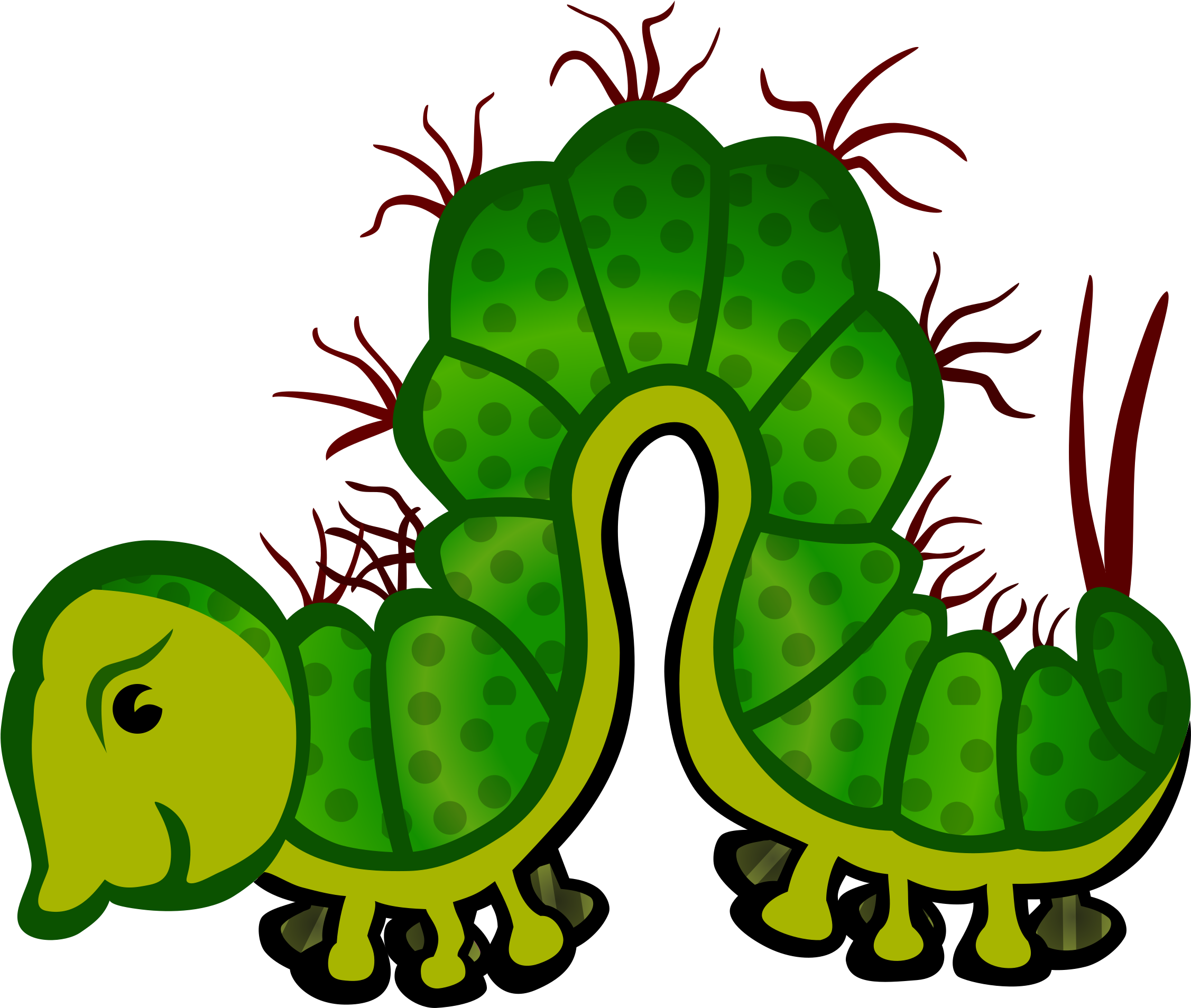 This Free Icons Png Design Of Caterpillar (2400x2054), Png Download