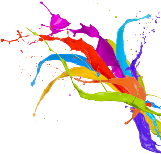 Color Splash Png Download - Color Splash Paint Png (569x572), Png Download
