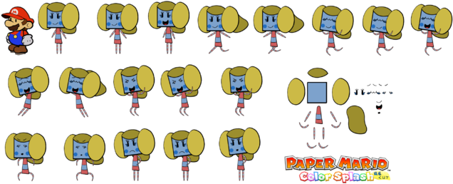 Marirana - Redesign Paper Mario (640x289), Png Download