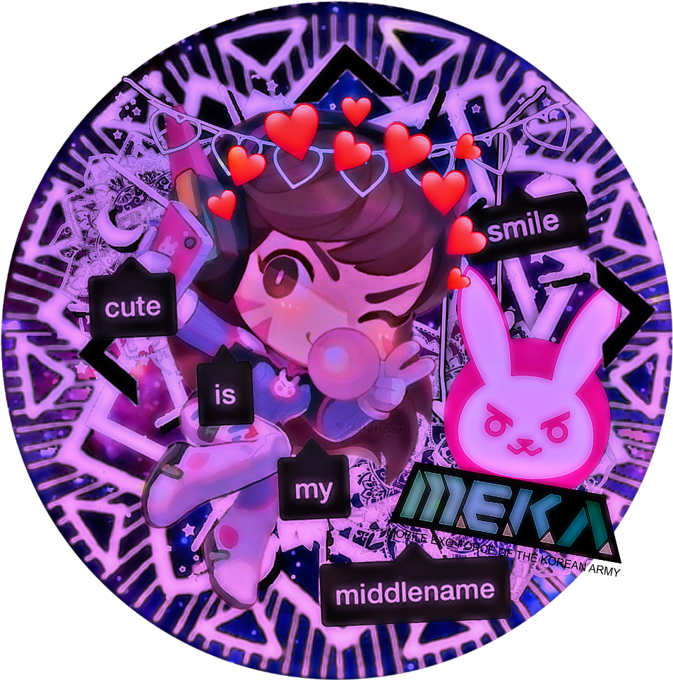 Freetoedit Overwatch Dva Icon Overwatchdva (1024x1024), Png Download