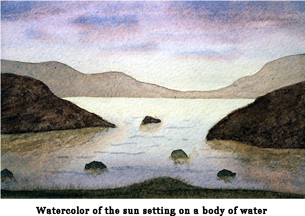 Landscape Painting (600x600), Png Download