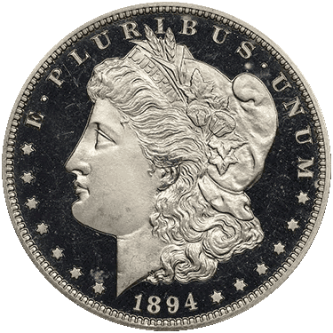Dollars - Morgan Silver Dollar (375x375), Png Download